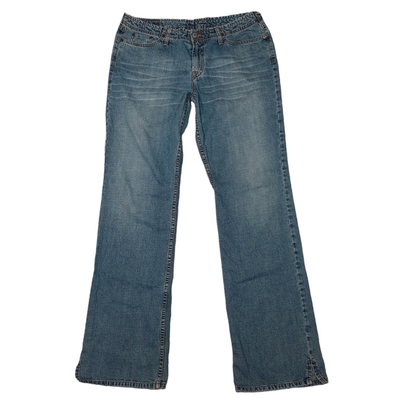 Lucky Brand Dungarees Vintage Bootcut Blue Jeans SZ 14 - Picture 1 of 12